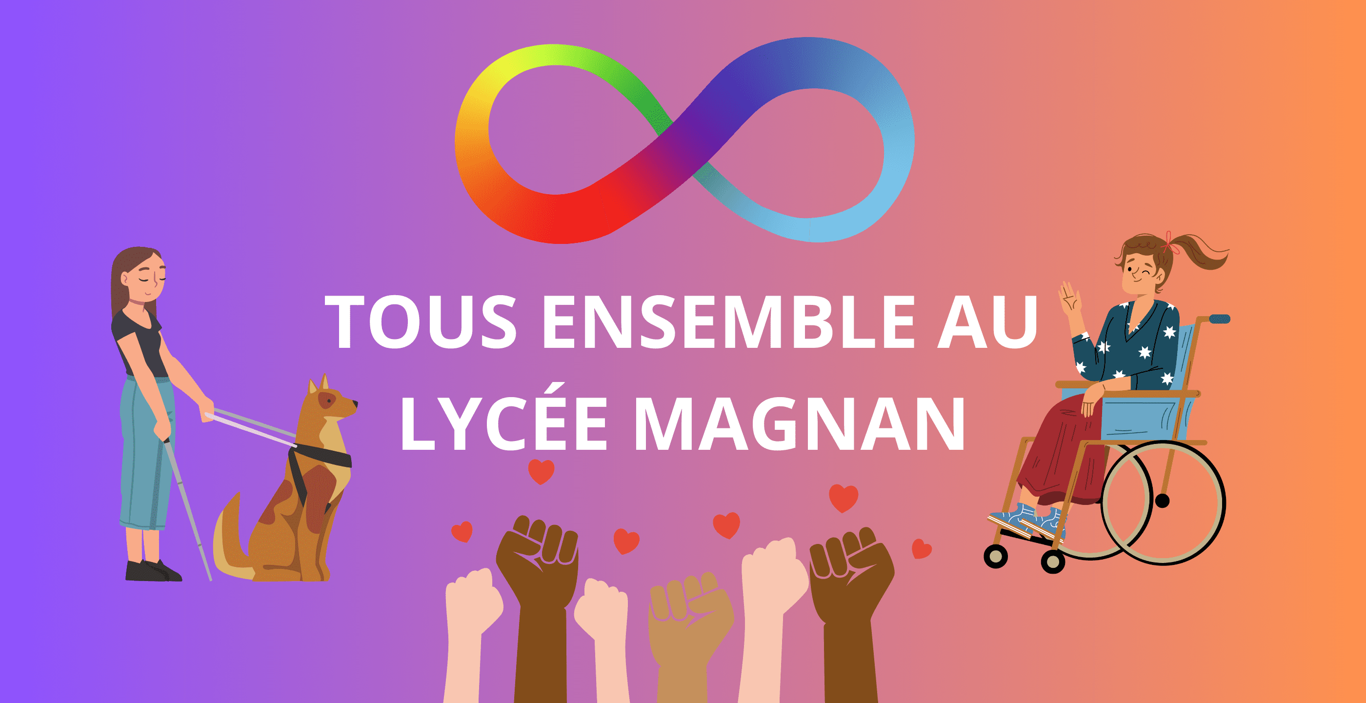 Tous ensemble au Lycée Magnan